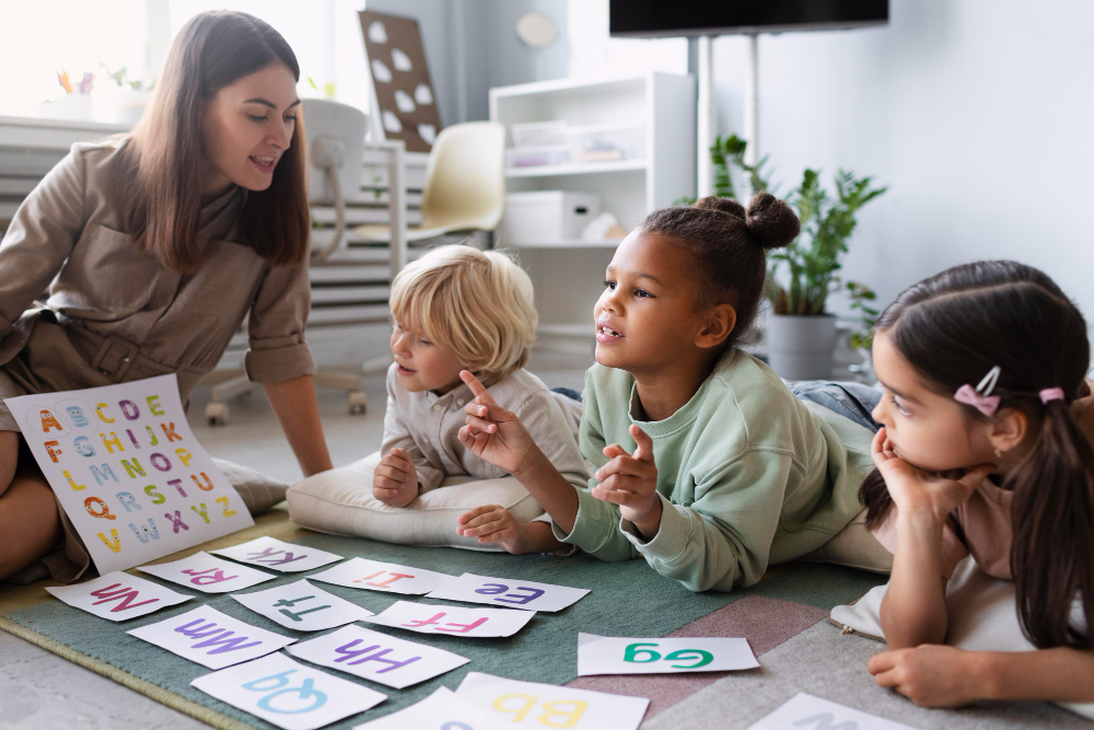 Engaging Learning Session with Children
